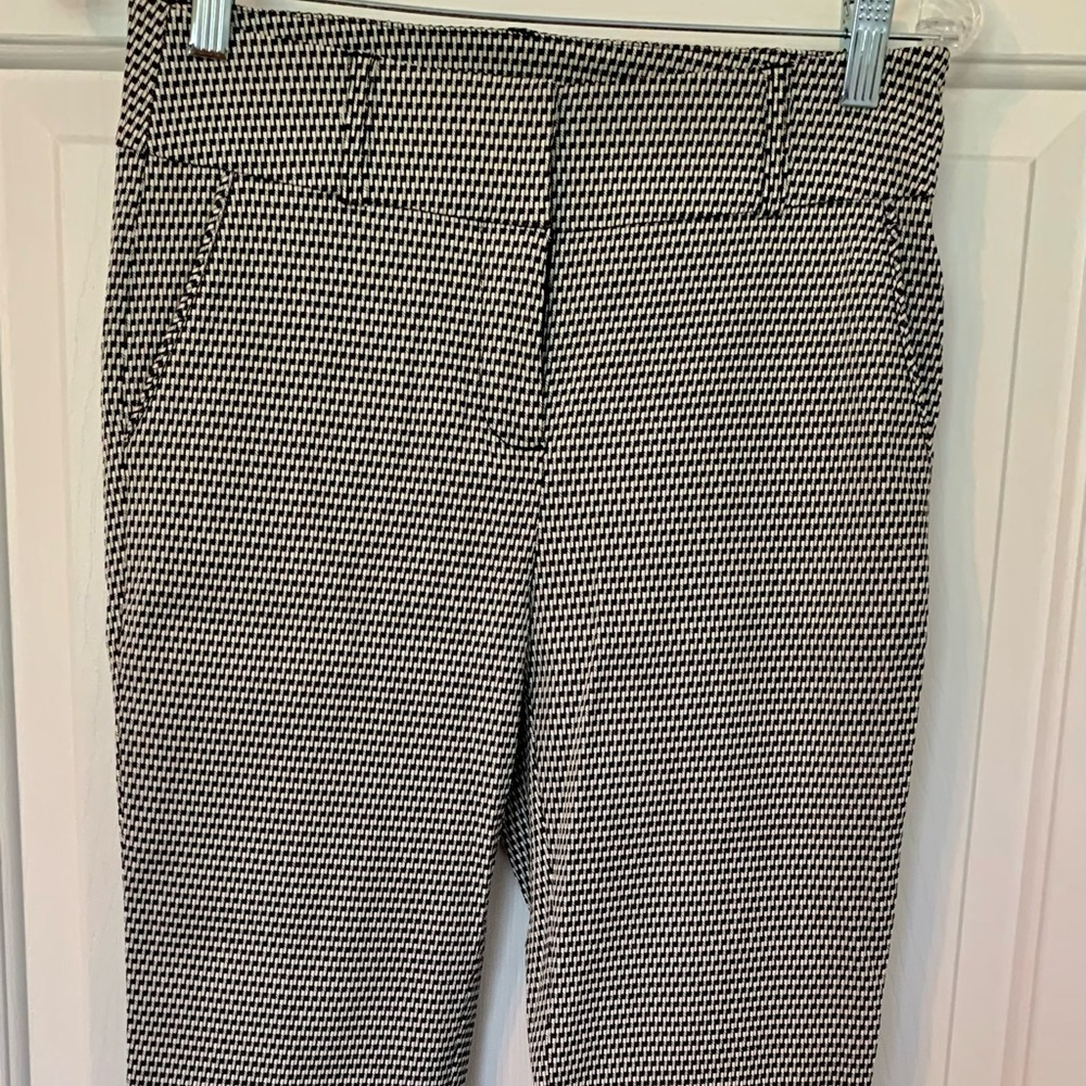Black & White Houndstooth stretchy skinny pants - Medium